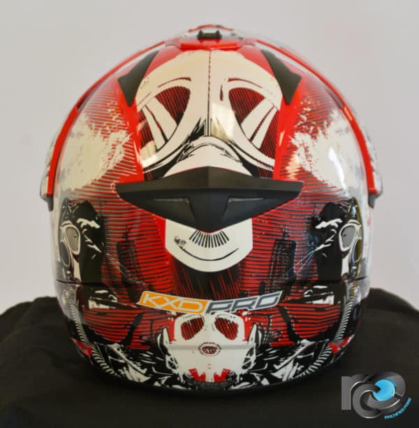 Kask CROSSOWY KXD PRO czerwony - obrazek 12